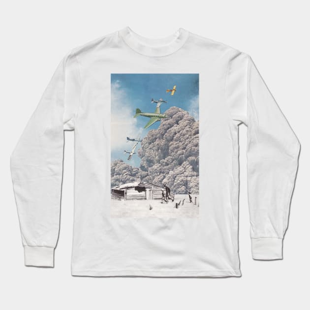Bombing Long Sleeve T-Shirt by Lerson Pannawit
